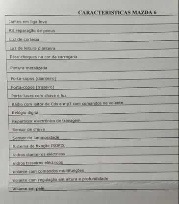 MAZDA 6 SW MZR-CD 2.0 EXCLUSIVE PLUS - Em muito bom estado