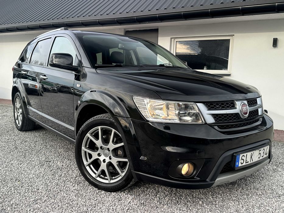 FIAT FREEMONT LIFT 2.0D 170PS 4x4 Skóra Navi 7os DvD BLACK 19" ŁADNY!