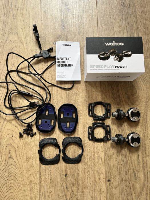 Pedały rowerowe Speedplay Power Wahoo pomiar mocy obustronny, prawie nowy