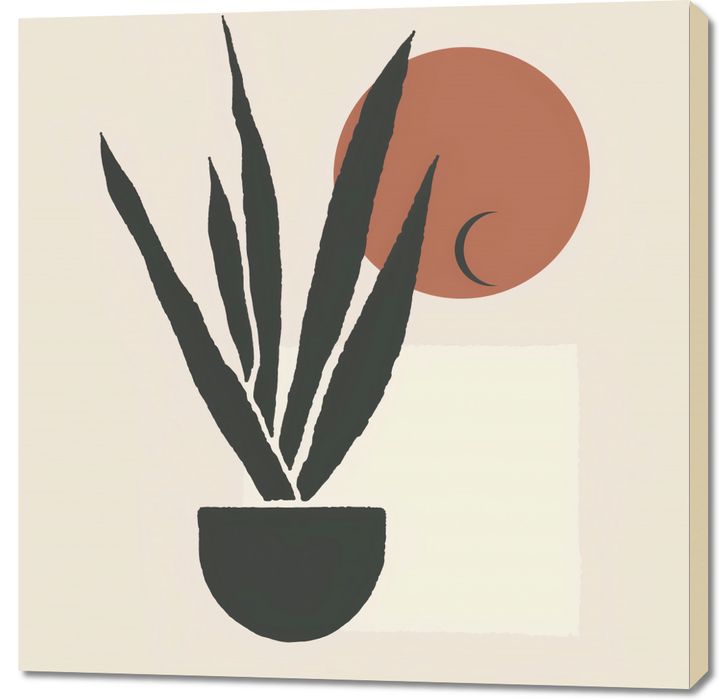 Obraz 100x100cm Księżyc nad Ciemnią