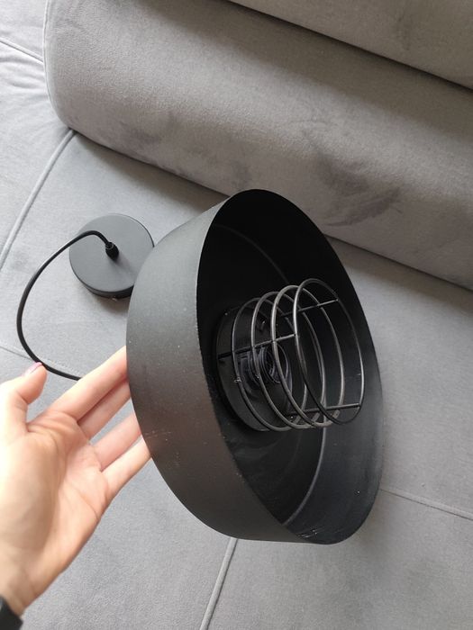 Lampa loft czarna