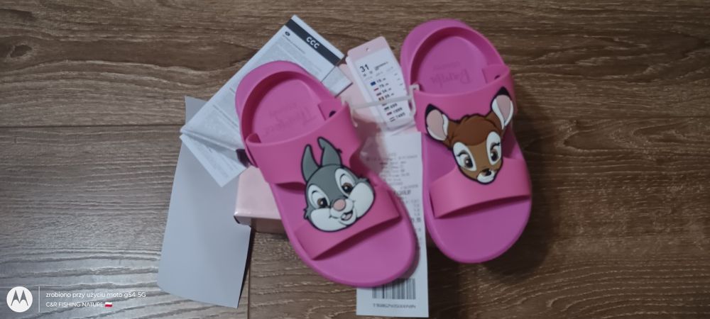Sandały gumowe Disnay Thumper 30 _ basen plaża !