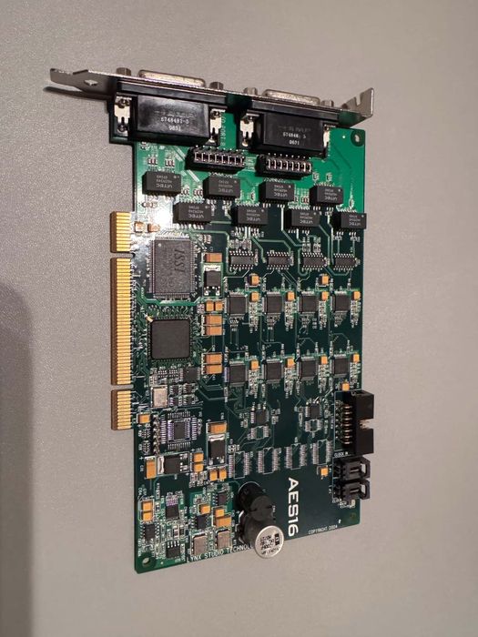 Lynx AES16 PCI Placa de Som Profissional Interface de Áudio