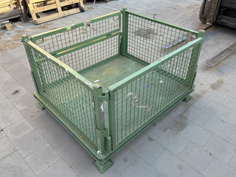 Kosze siatkowe metalowe typu gitterbox 1200x1000