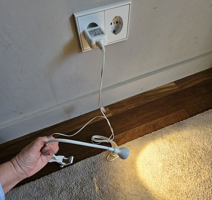 Foco led com clip