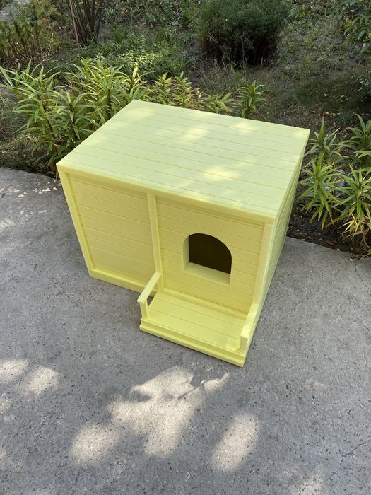 Тепла будка. Вуличний будинок для котів. Будка для собаки