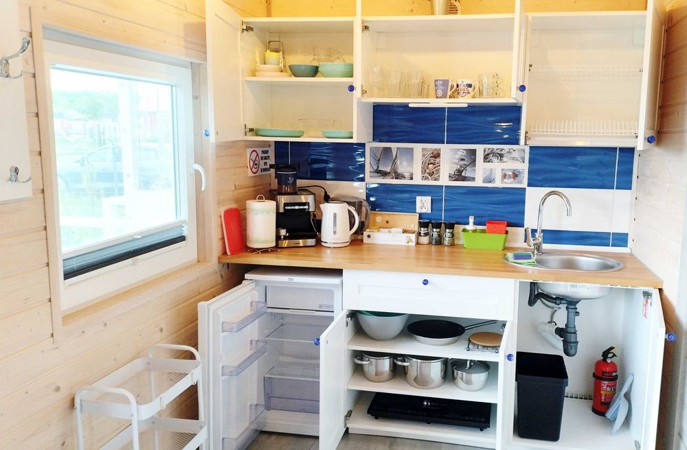 Działka z domkami nad morzem