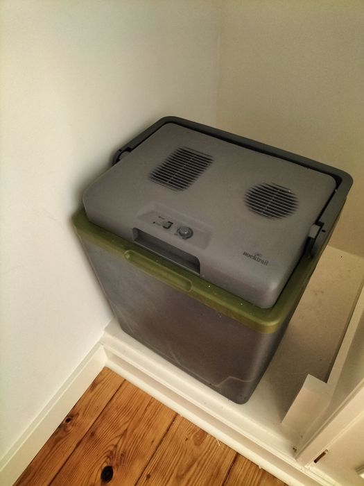 Frio de camping, 12v e 220v