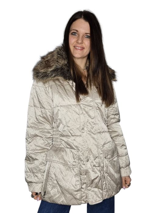 Złota błyszcząca kurtka Betty barclay rozmiar s/m 36/38