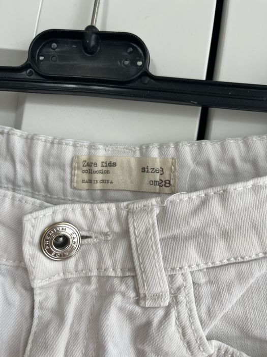 Spodenki jeansowe zara rozmiar 128 dzinsowe szorty