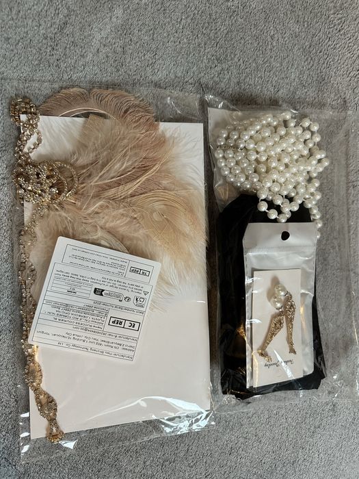 Strój lata 20 cały  zestaw