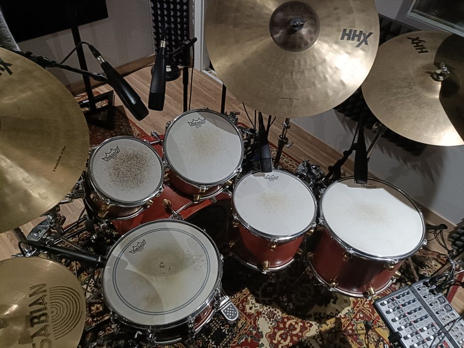 Bateria Mapex Orion com tarola Mapex Black Panther