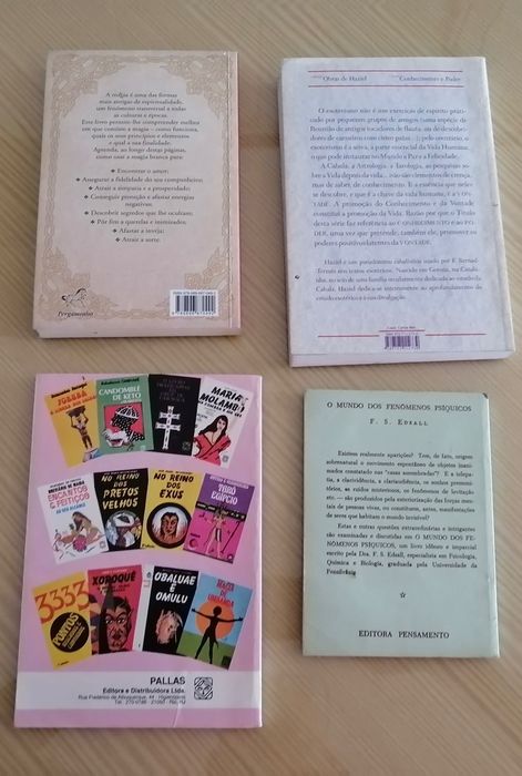 vários livros de magia valor pode variar