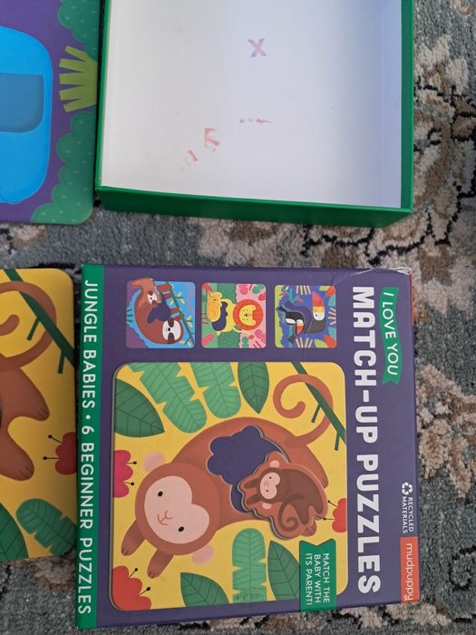 Puzzle, ukladanka Match up puzzles mud puppy puzzle