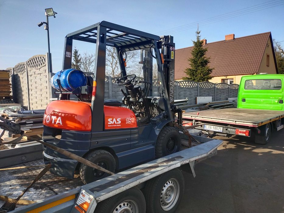 Wozek Widlowy Toyota WYNAJEM