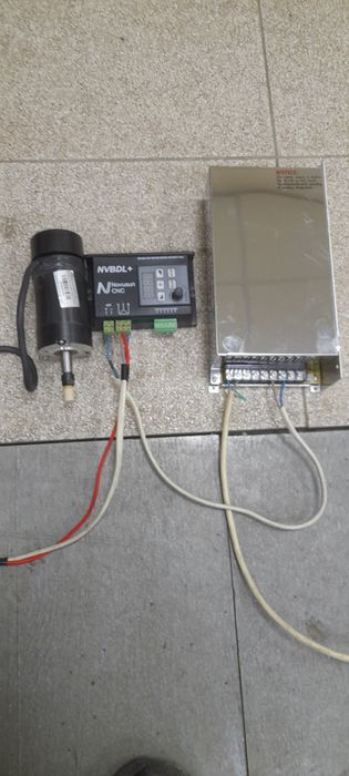 Шпиндель 400W+драйверNVBDL+блок питания 600W