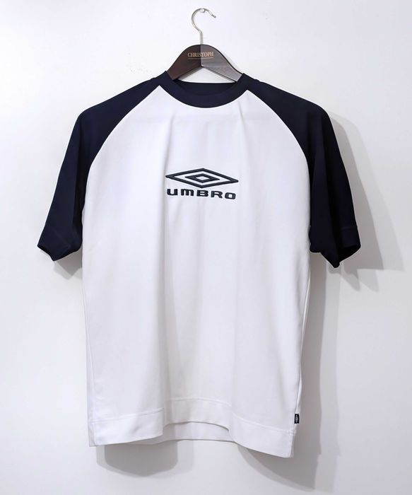 Koszulka Umbro L biało granatowa Stan doskonały