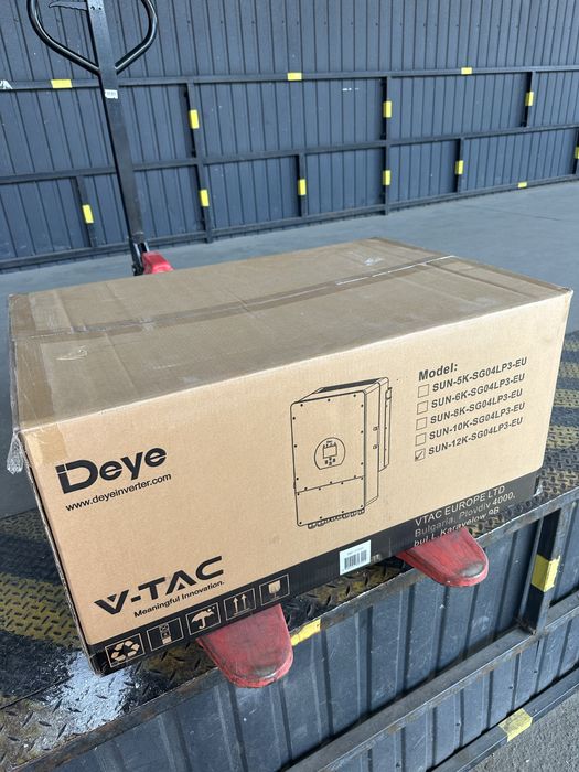 В наявності! Гібридний інвертор Deye SUN-6K-SG05LP1-EU-AM2-P Гарантія!