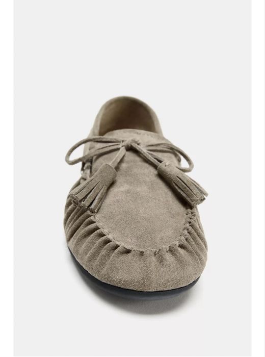 Лофери zara 36 38 39 шкіра туфлі zara