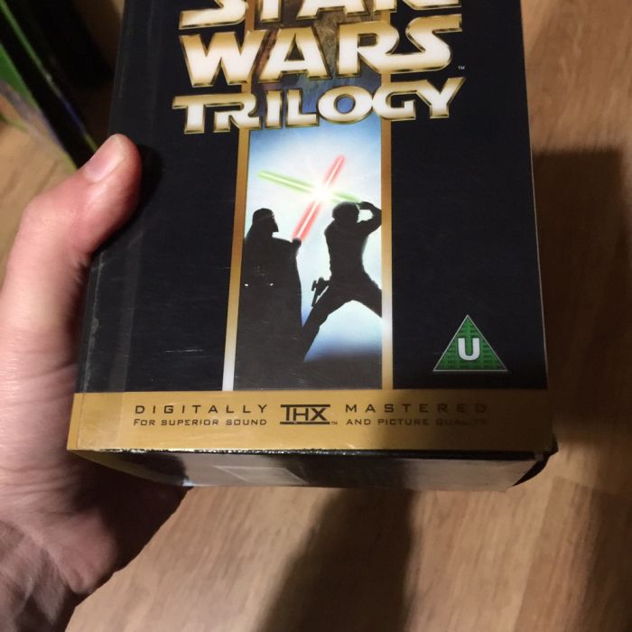 Trilogia Star Wars - VHS em inglês