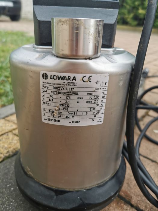 Zatapialna pompa Lowara DOC 7VX/A L17
