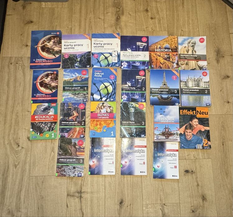 Podręczniki Liceum/Technikum 1,2,3 klasa
