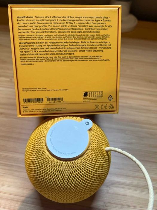 Apple Pod mini イエロー未使用品 APPLE HomePod Mini Żółty Kraków Bronowice • OLX.pl