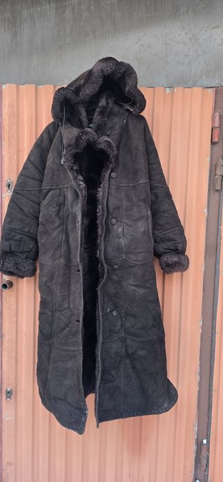 Futro płaszcz damski