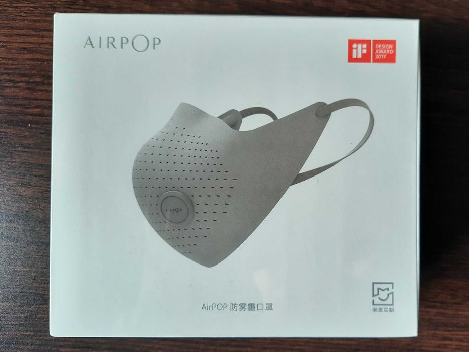 AirPOP maska antysmogowa Original szara