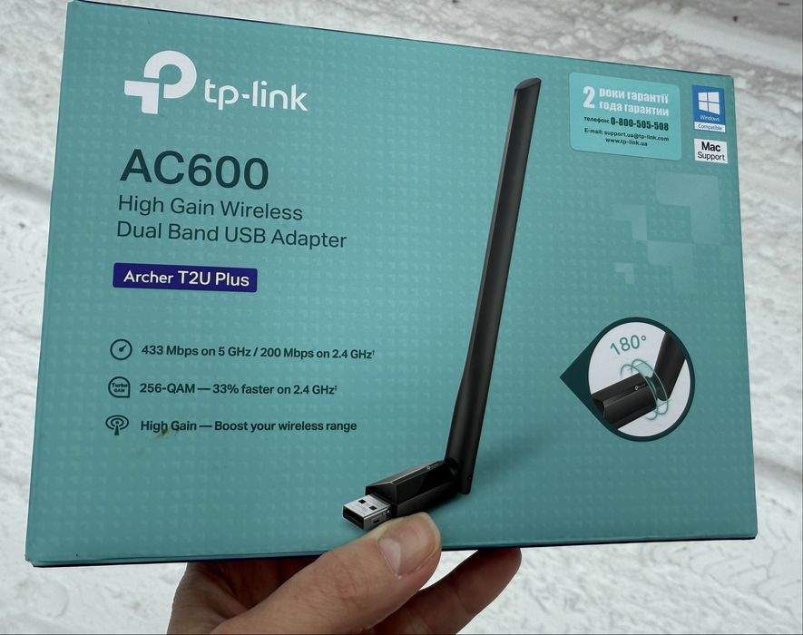 USB 2.0 Wi-Fi адаптер TP-Link