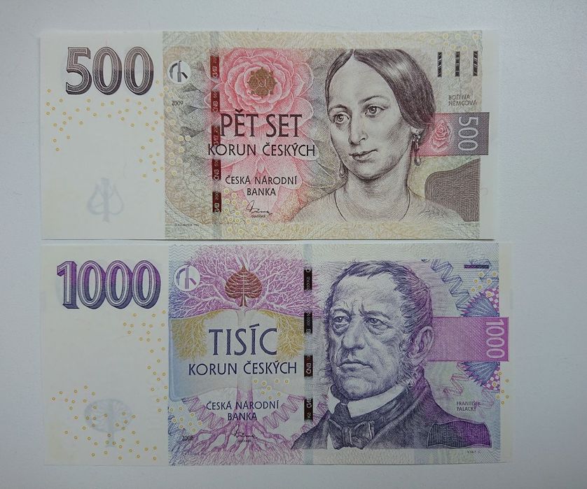 Набор банкнот Чехии.UNC.