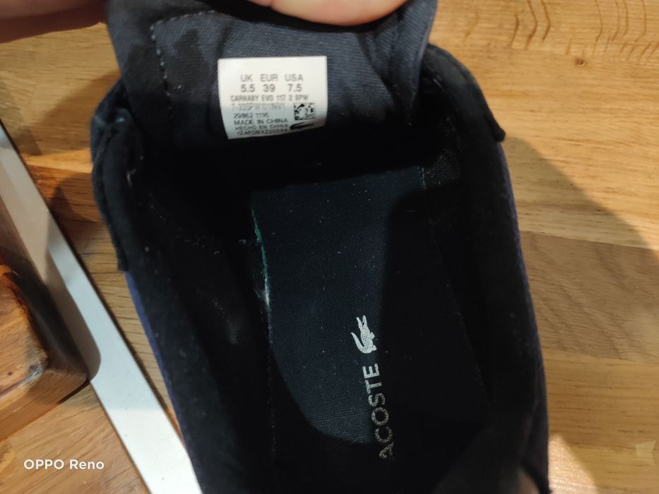 Buty Lacoste r 39 skóra