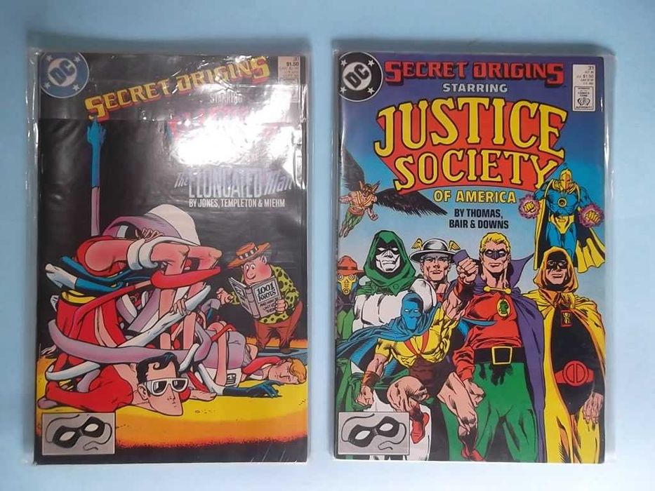 SECRET ORIGINS (1986) - DC Comics - 50 comics série quase completa.