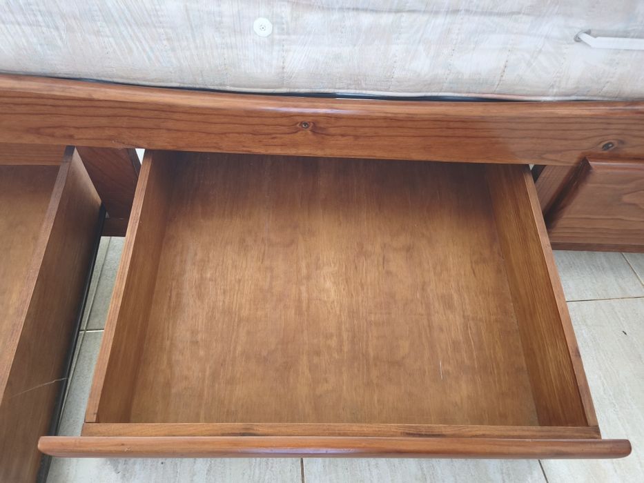 Cama solteiro colchão ortopédico