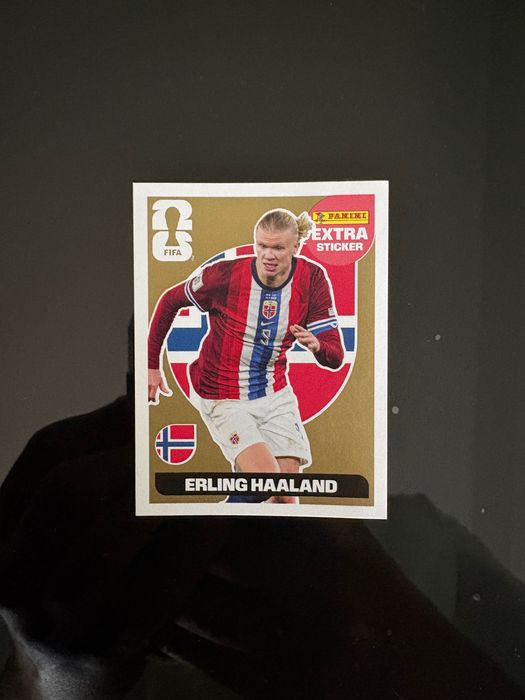 Carta extra Haaland dourada