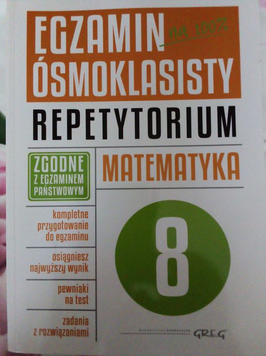 Repetytorium, egzamin ósmoklasisty, matematyka