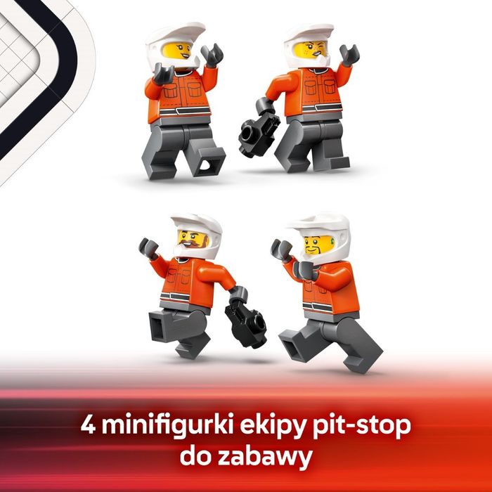 Super na Święta Duży Zestaw LEGO F1 Ferrari + 5 Figurek