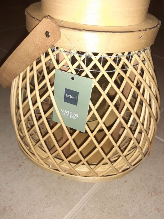 Raffia lantern. Size 28 cm64750561612418125