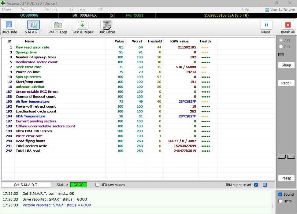 HDD Enterprise Class 2TB-8TB SATA III 3.5"