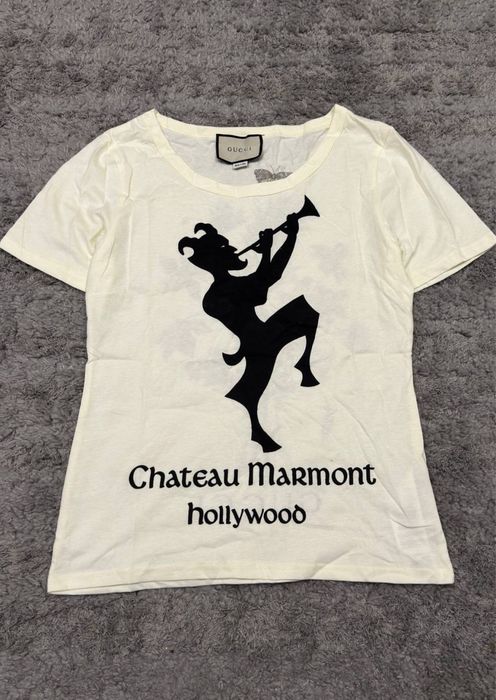 Футболка Gucci Chateau Marmont Holywood  Bleod Tee Archive Undercover Rick Owens архивная тишка гучи Hysteric Glamour блеод тии  tee t-shirt slim слим