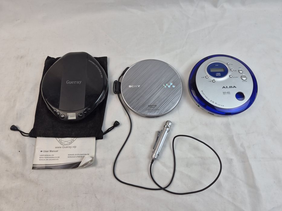 Набор портативных CD плееров Sony Walkman, Gueray, Alba / Лот CD плееры