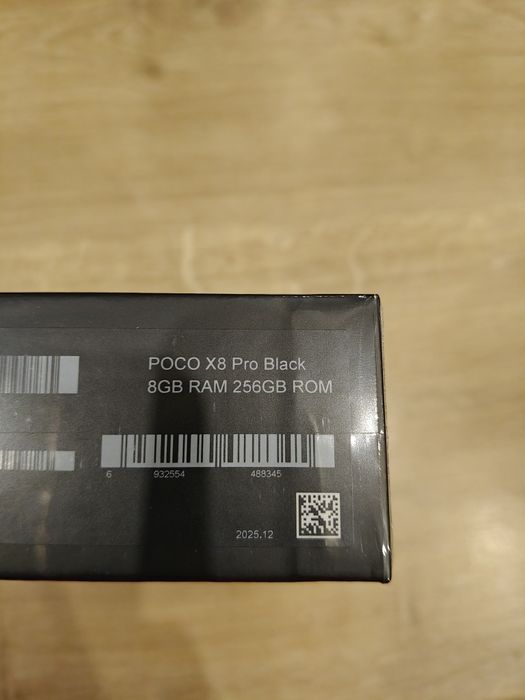 POCO X8 PRO 8/256GB czarny NOWY Gwarancja 24m