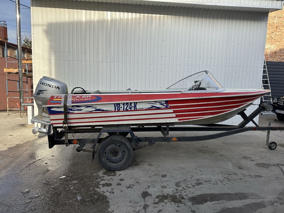 Катер Ока 4  з мотором Хонда 50