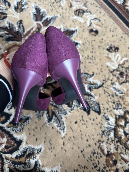 Туфли женские замшевые