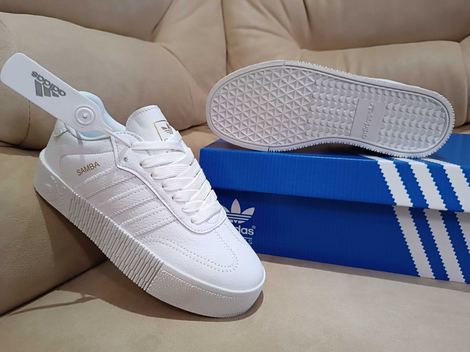 Жіночі кросівки Adidas Samba XLG (Шкіра)