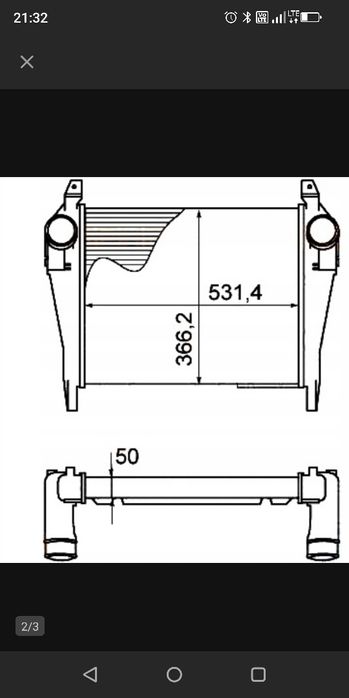 Intercooler orginal Iveco