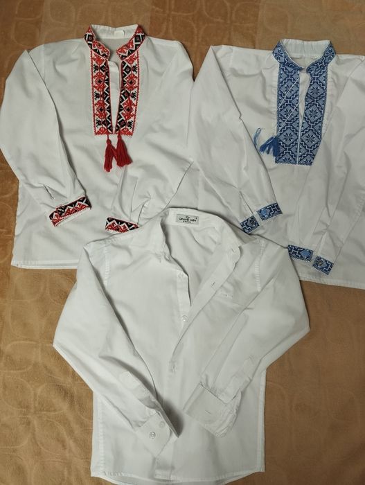 Вишиванка рубашка вишита на хлопчика