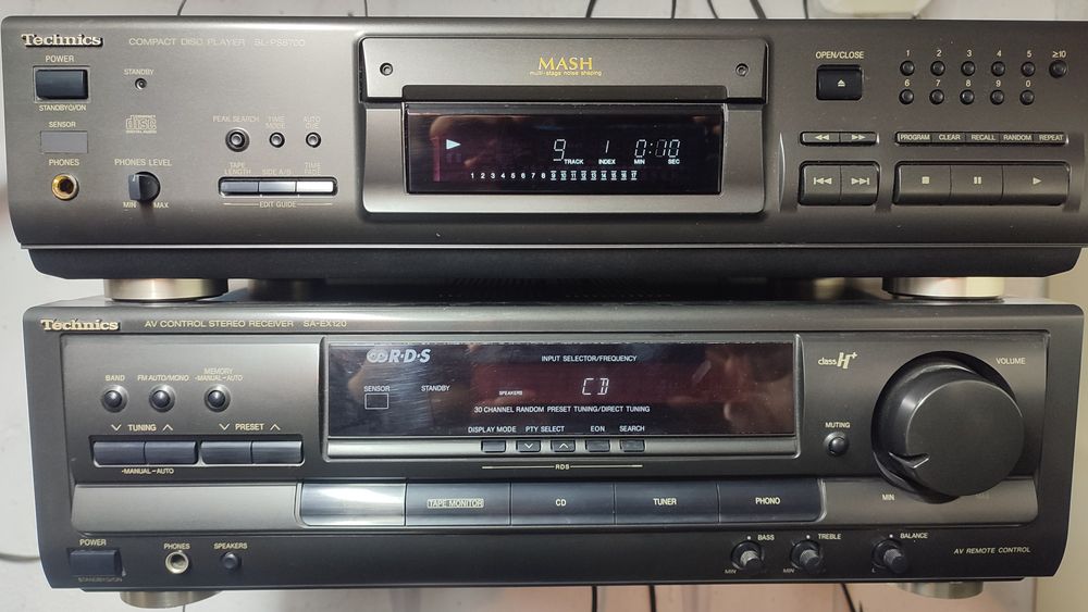 Technics, cd, amplituner