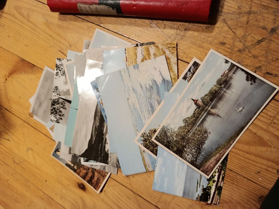 Kolekcja widokówek pocztówki stare