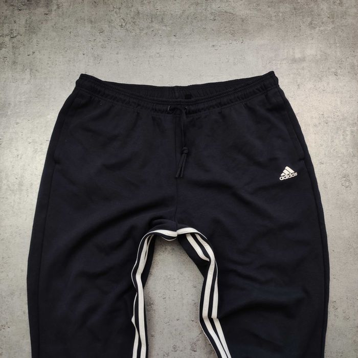 MĘSKIE Spodnie Dresowe DRESY Sportowe Bawełna Adidas Granat ClimaCool